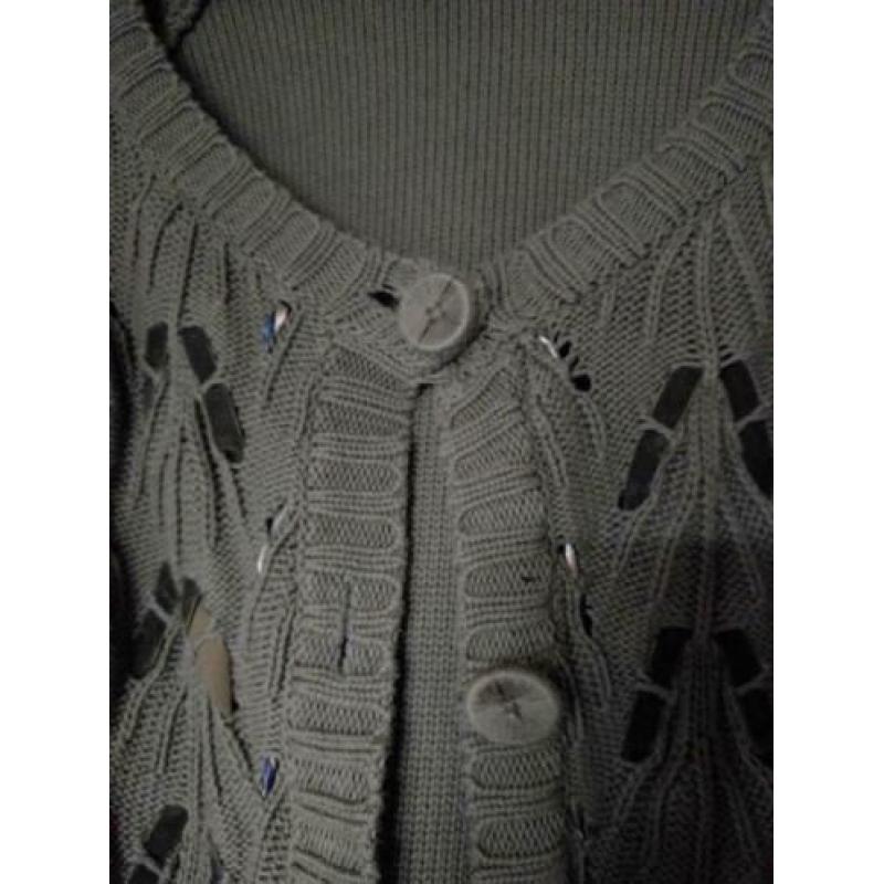 DIDI tricot vest. Legergroen L