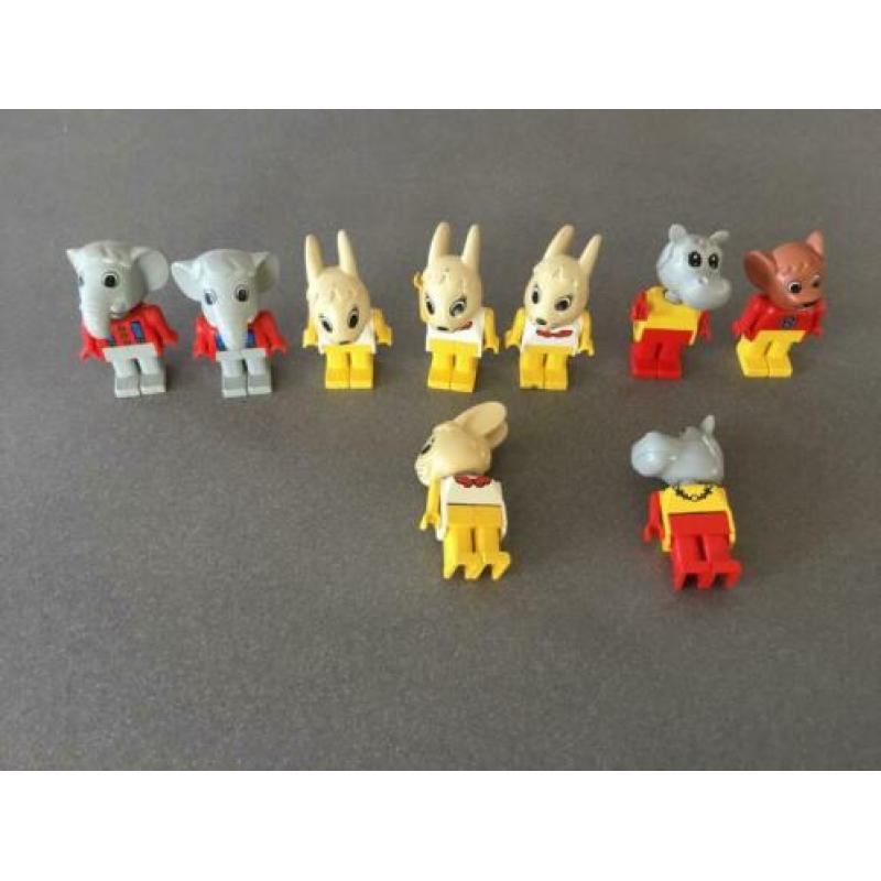Fabuland Lego dieren 9x