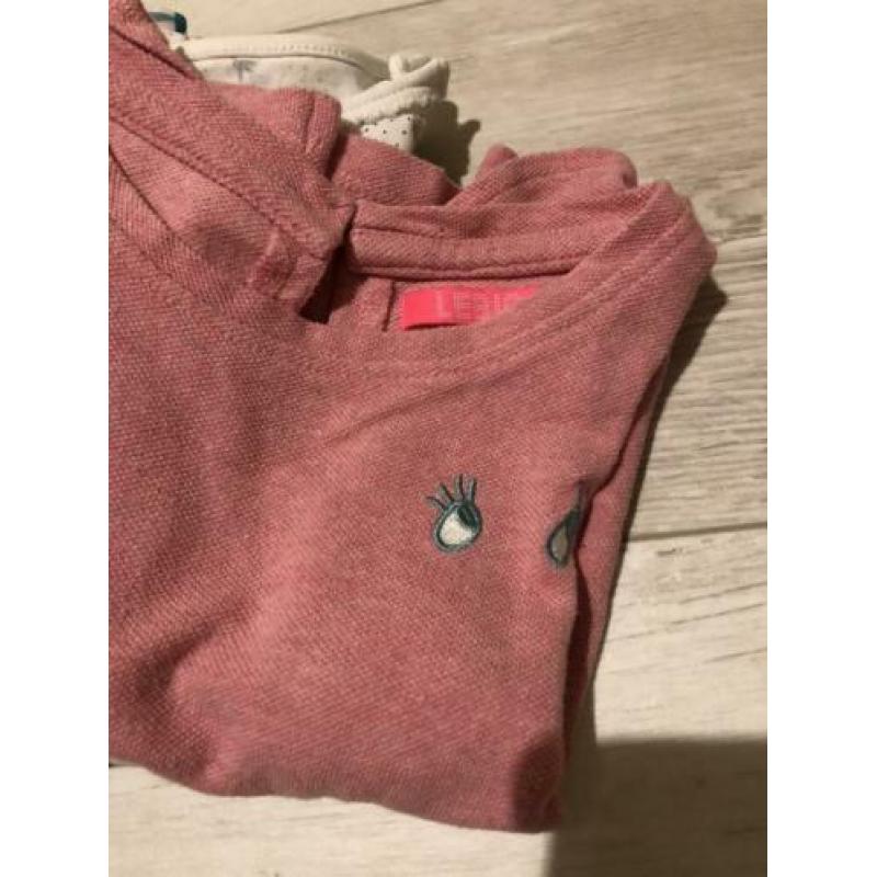 Shirtjes, meisje, korte mouwtjes, zomer, maat 92