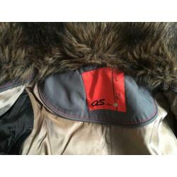 S.Oliver / Quick Silver winterjas met bontkraag Maat L
