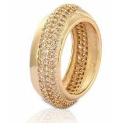 Sierlijke geelgouden ring dames