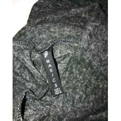 Stradivarius trui grijs met col maat S
