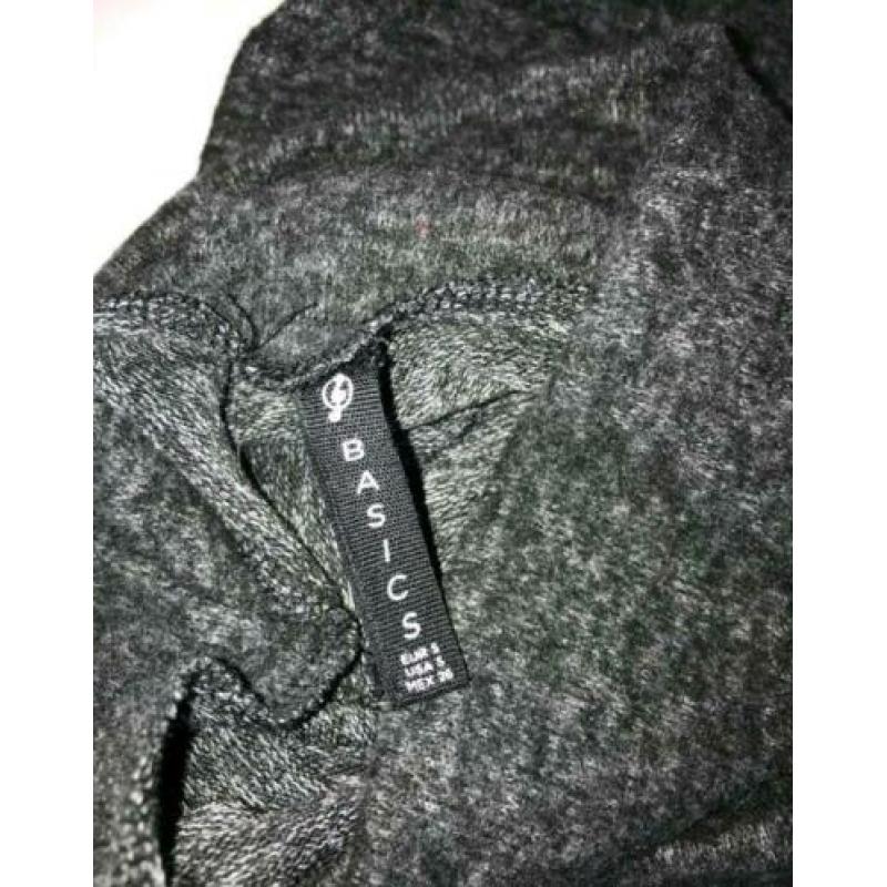 Stradivarius trui grijs met col maat S
