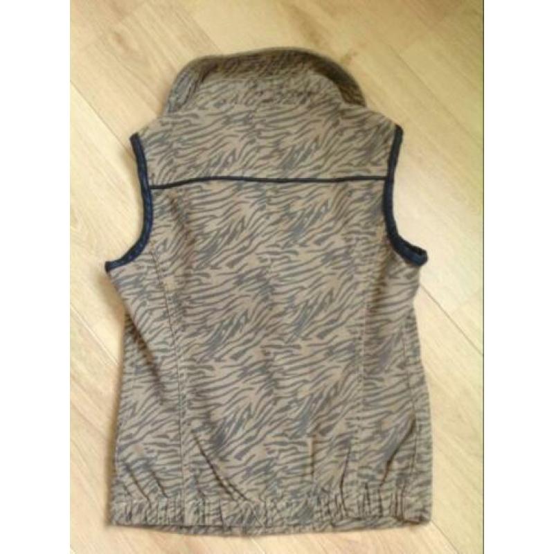 Dierenprint denim bodywarmer v. Maison Scotch, mt Small,zgan