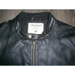leatherlook Jas Jack & Jones - M jusa17