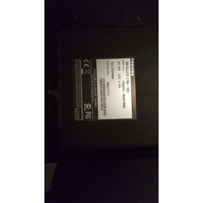 toshiba laptop 8gb ram 500gb+ opslag I7 processor