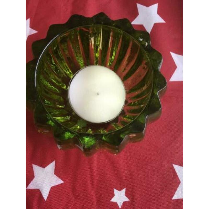 Grote??groene waxinelichthouder??decoratie
