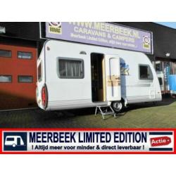 Knaus Sudwind 450 FU frans bed, luifel, fietsendrager etc.