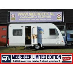 Knaus Sudwind 450 FU frans bed, luifel, fietsendrager etc.