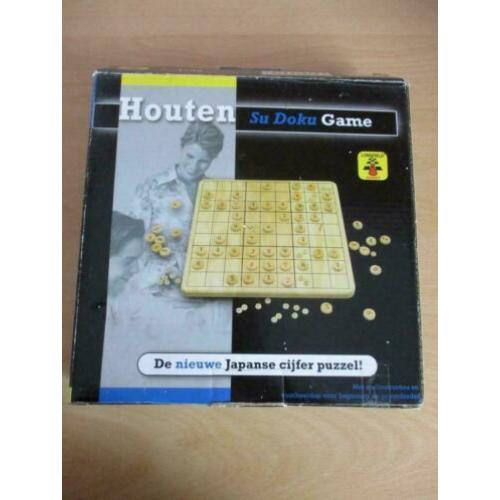 Houten Sudoku spel