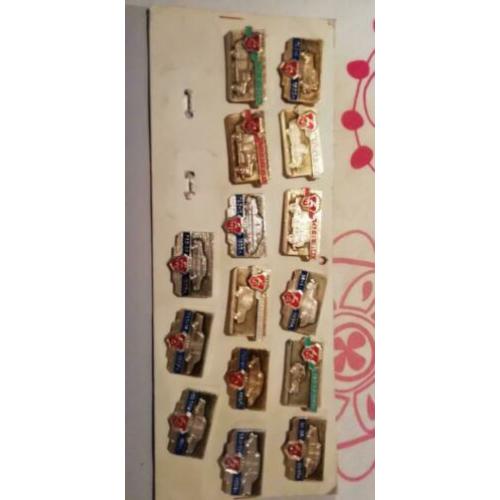 Russische auto PINS, van het merk Gaz. Jaren 70