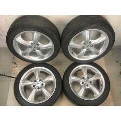 Lichtmetalen velgen Mercedes C Klasse breedset 225/45R17