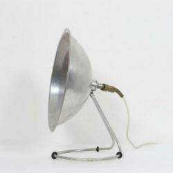 Vintage Industriele Tafellamp Aluminium