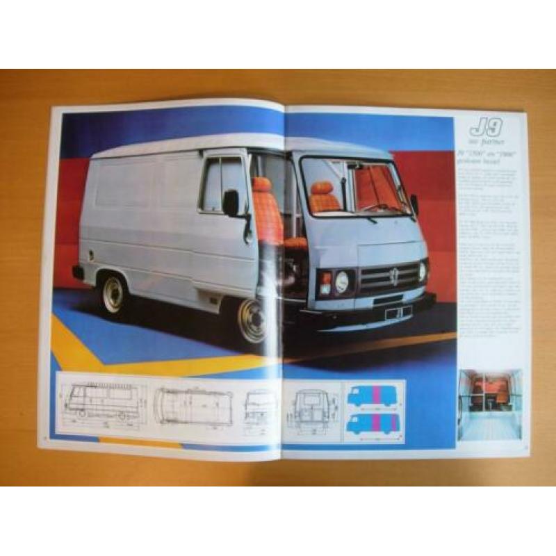 Peugeot J9 Bestel Brochure ca 1983 - Bestelwagen