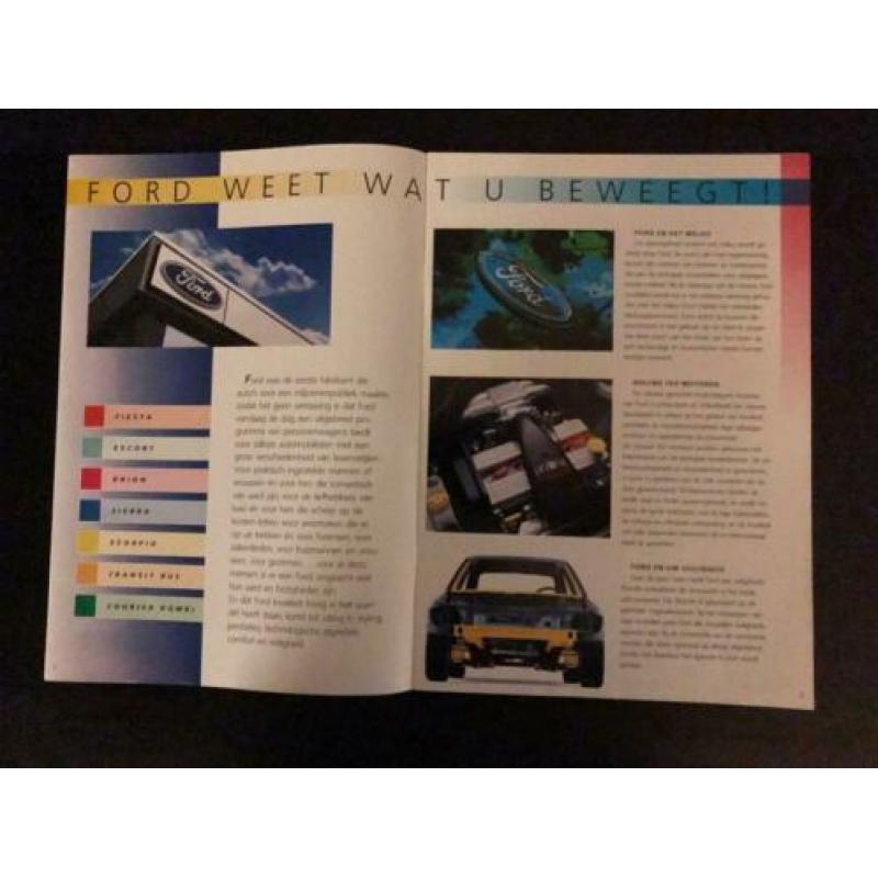Ford Brochure modellen 1993