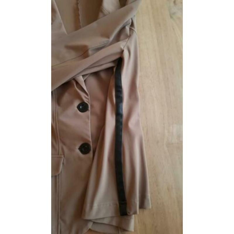 Blazer jasje Studio Anneloes met leren bies maat XL. Nieuw!