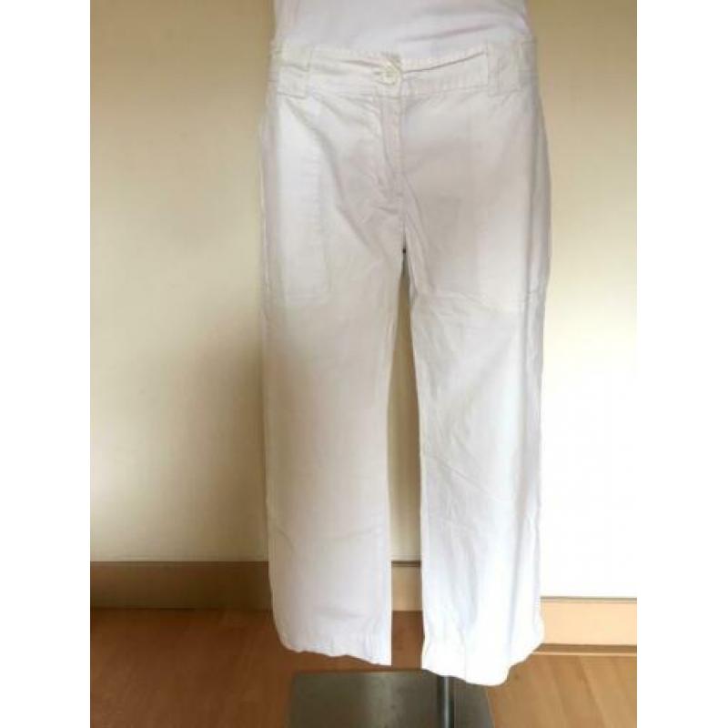 Witte driekwart 3/4 broek maat M / 40