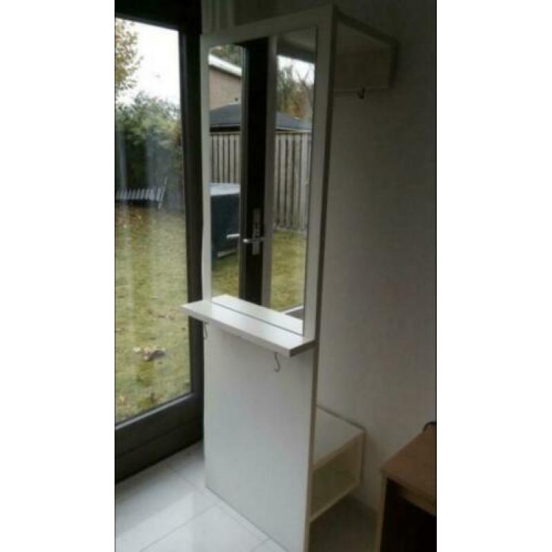 Zo goed als nieuw! Kapstok / garderobe / wandmeubel/ spiegel