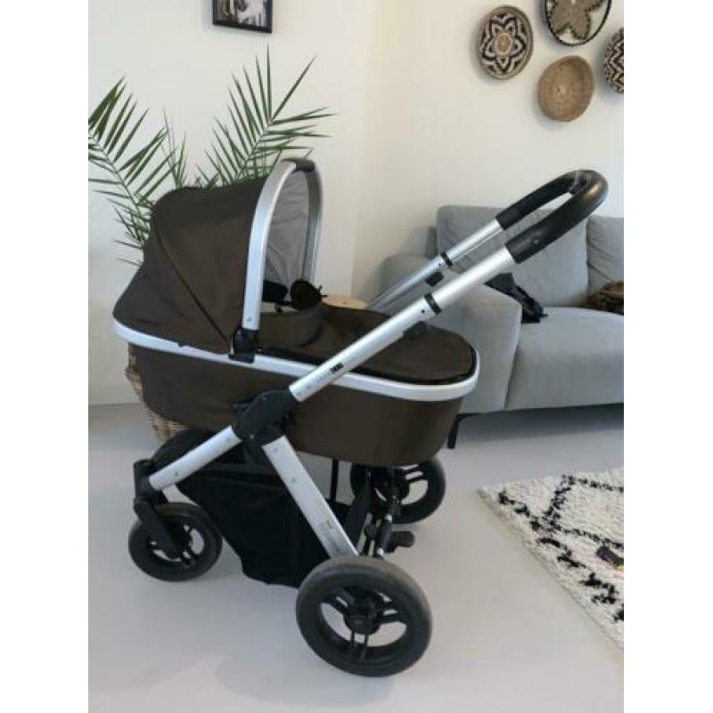 Mutsy transit kinderwagen (incl reiswieg voetenzak adapters)