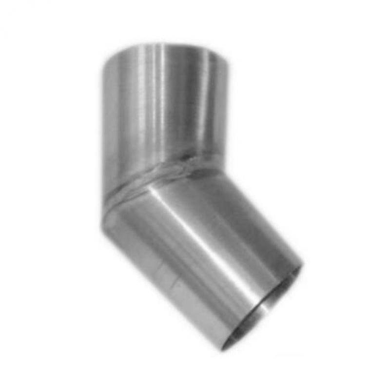 Zinken Bocht voor een regenpijp ø100mm 45° en 90°