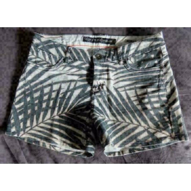 Denim department palmen short maat 38 W30
