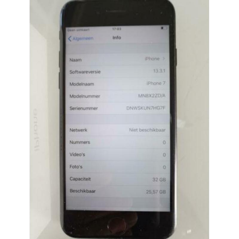 Onbeschadigde IPhone 7 32GB zgan