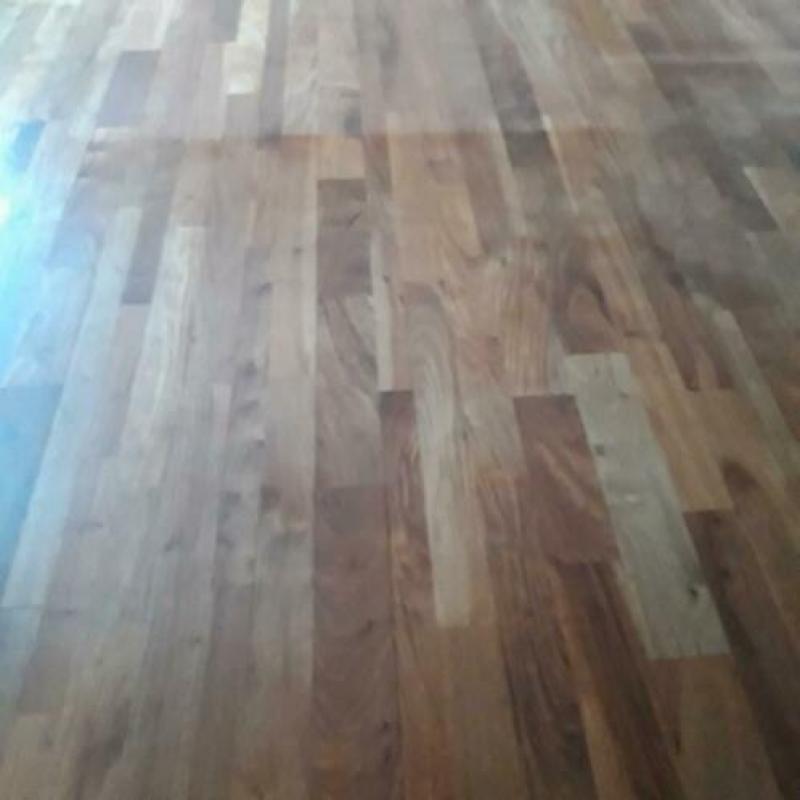 45 m2 Massief houten vloer verschillende plankafmetingen