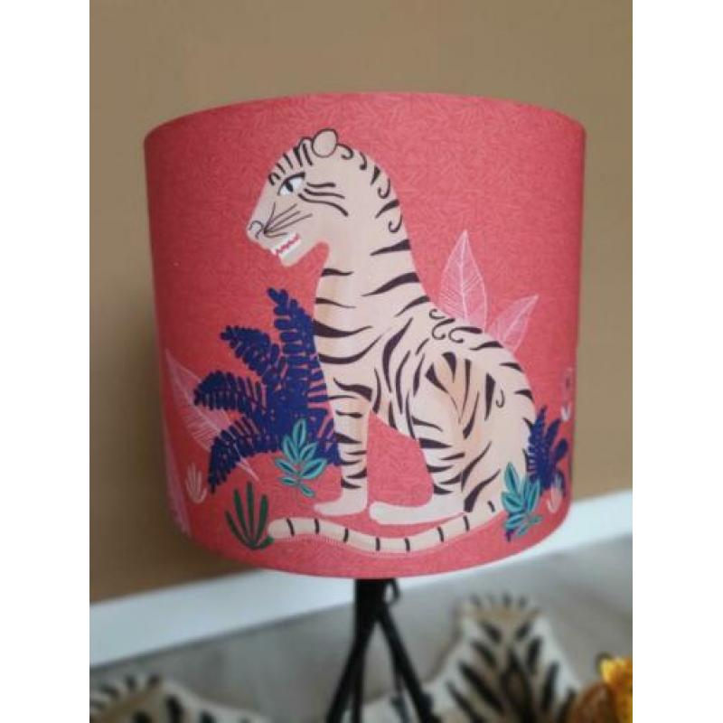 Maisons du monde lamp + tijgerbeeldje