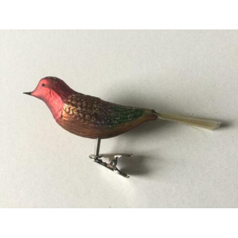 Oude glazen kerstballen ornamenten vintage
