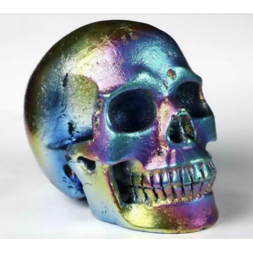 Regenboog Schedel Kristal Titanium Rainbow Aura Edelsteen