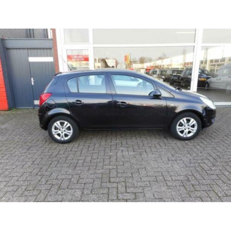 Opel Corsa 1.2-16V Enjoy 88000KM 5 DRS ZWART 1e EIGENAAR!