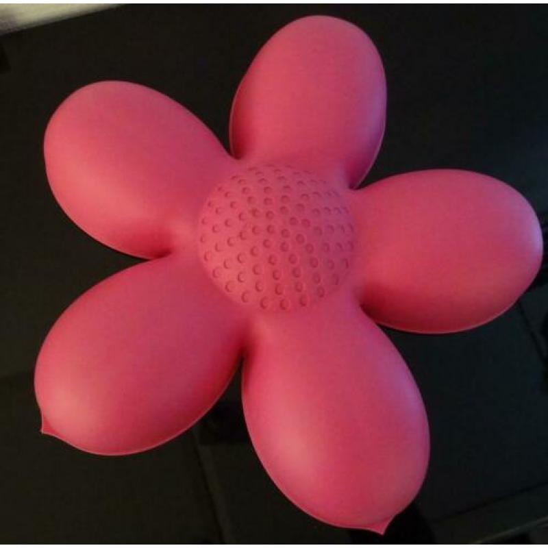 3 Ikea bloemenlampen voor kinderkamer (roze en wit)