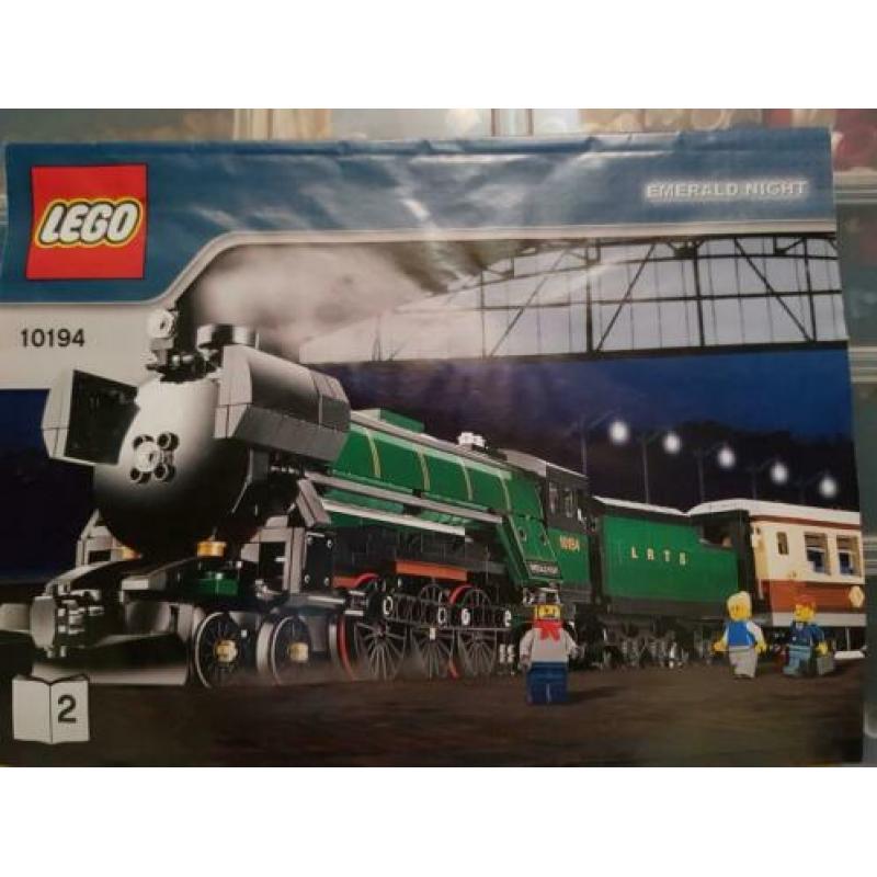 Lego trein 10194 emerald night train express