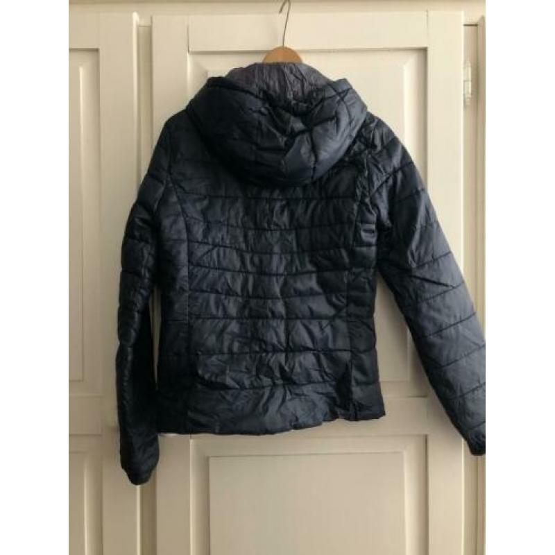 Donsjack packable donkerblauw - XS