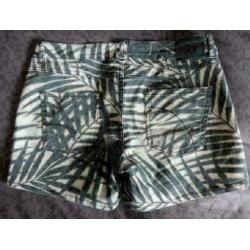 Denim department palmen short maat 38 W30