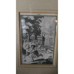 Bijbelse gravure van I. Smit 1724 eerste staat.