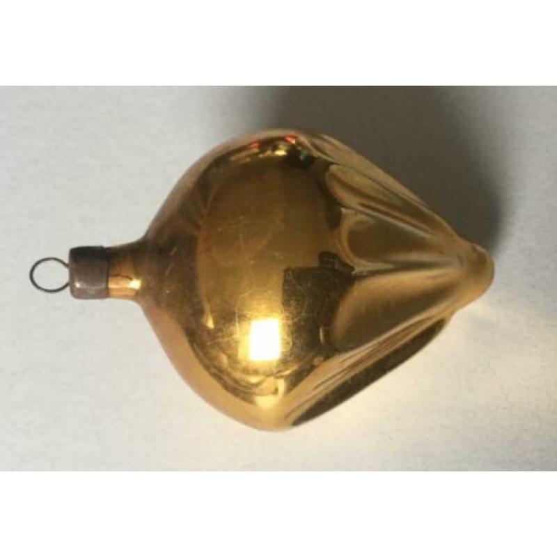 Oude glazen kerstballen ornamenten vintage