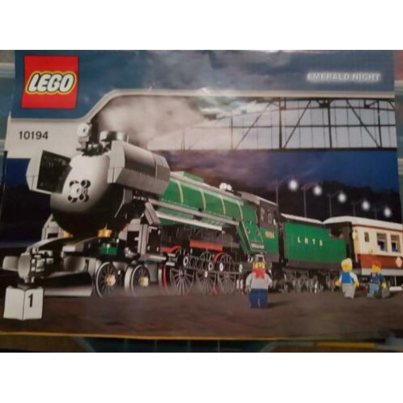Lego trein 10194 emerald night train express