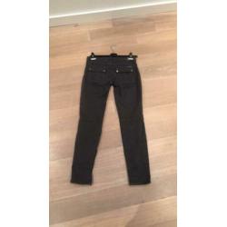 For all Mankind grijze stretch broek maat 28