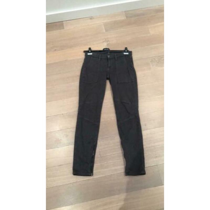 For all Mankind grijze stretch broek maat 28