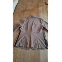 Blazer jasje Studio Anneloes met leren bies maat XL. Nieuw!