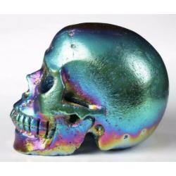 Regenboog Schedel Kristal Titanium Rainbow Aura Edelsteen