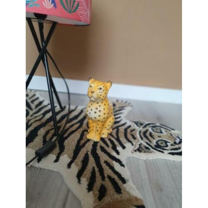 Maisons du monde lamp + tijgerbeeldje