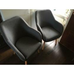 2 nieuwe JYSK fauteuils / stoeltjes / UDSBJERG