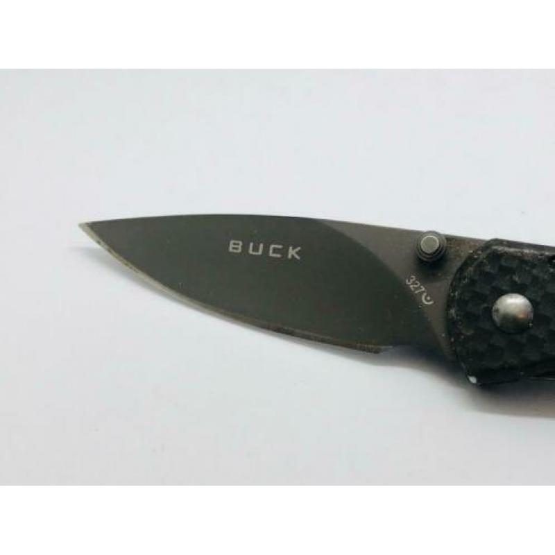Buck 327 Nobelman Carbon look 2015 zakmes pocketclip 15 cm