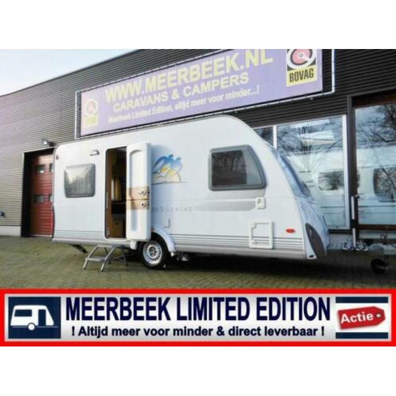 Knaus Sudwind 450 FU frans bed, luifel, fietsendrager etc.