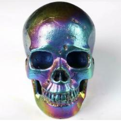 Regenboog Schedel Kristal Titanium Rainbow Aura Edelsteen