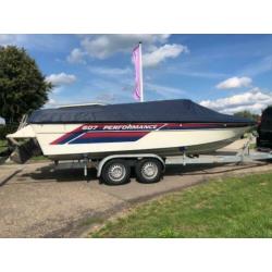 Performance 607 incl trailer. Nieuwe Volvo penta motor