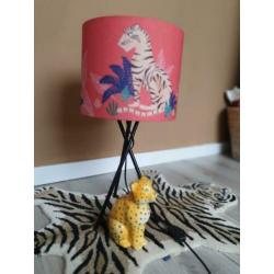 Maisons du monde lamp + tijgerbeeldje