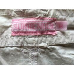 Witte driekwart 3/4 broek maat M / 40